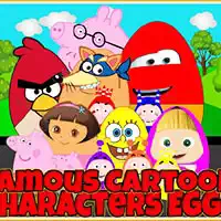 Huevos De Personajes De Dibujos Animados Famosos