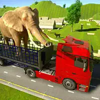 Παιχνίδι Φορτηγού Μεταφοράς Φορτίου Ζώων 3D στιγμιότυπο οθόνης παιχνιδιού