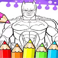 Batman Beyond Kleurboek schermafbeelding van het spel
