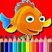 Bts 魚の塗り絵 ゲームのスクリーンショット