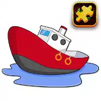 Cartoon Ship Puslespil