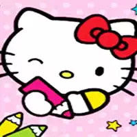Hello Kitty Bilan Rang Va Raqam Bo'yicha Bo'yash