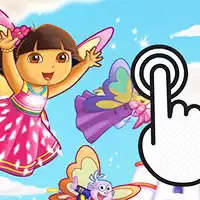 Dora Exploratoarea Clicker captură de ecran a jocului