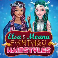 Elsa និង Moana ស្ទីលម៉ូដសក់ Fantasy