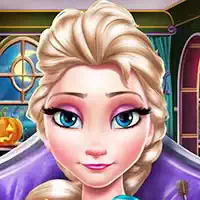 Elsa Straszny Makijaż Na Halloween