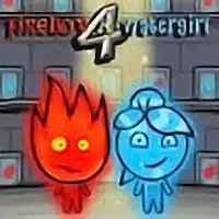 Fireboy Ja Watergirl: The Crystal Temple Online pelin kuvakaappaus
