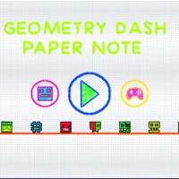 Geometry Dash Paper Nota