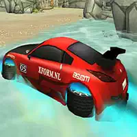 अतुल्य जल सर्फिंग: कार रेसिंग गेम 3D