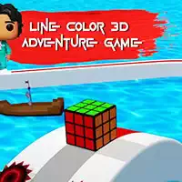 Line Color 3D Squid เกม Color Adventure