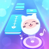 Muziek Kat! Pianotegels Spel 3D