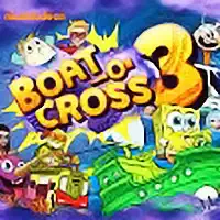 Nickelodeon: Boat-O-Cross 3 oyun ekran görüntüsü