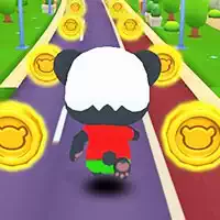 Panda Subway Surfer captură de ecran a jocului