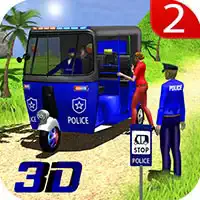 Game Taksi Becak Otomatis Polisi