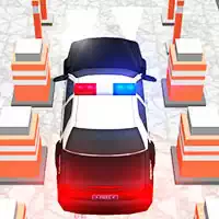 Parking Samochodów Policyjnych zrzut ekranu gry