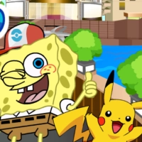 sponge_bob_pokemon_go Ойындар