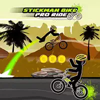 Stickman Bike: Профессиональная Поездка
