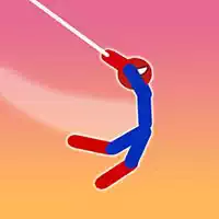 Super Hero Flip: Gancho Spider Stickman