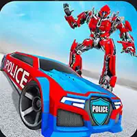 us_police_car_real_robot_transform Mängud