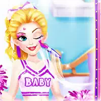 دختر Cheerleader شاهزاده خانم خون آشام