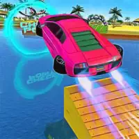 Water Car Stunt Racing 2019 เกม 3D Cars Stunt