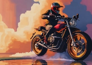 محاكي الدراجات النارية ثلاثي الأبعاد لقطة شاشة اللعبة