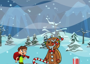 Corsa Di Natale Di Ben 10 screenshot del gioco