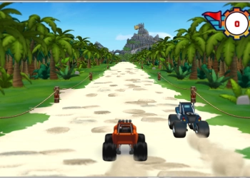 Blaze: Əjdaha Adası Yarışı oyun ekran görüntüsü