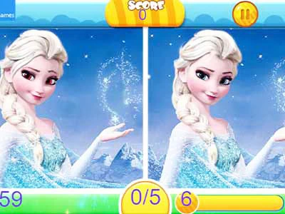 Bevroren Verschillen schermafbeelding van het spel