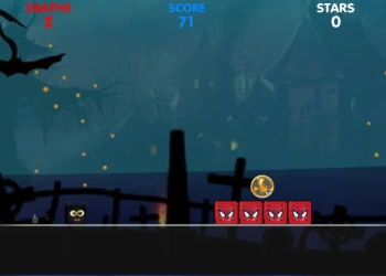 Halloween Geometry Dash game screenshot