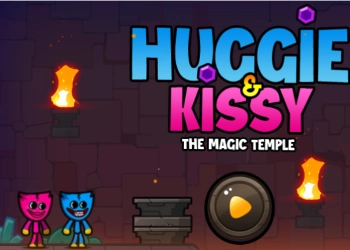 Huggie & Kissy Le Temple Magique capture d'écran du jeu