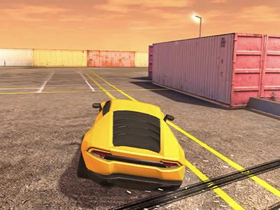Simulator Drift Lamborghini pamje nga ekrani i lojës