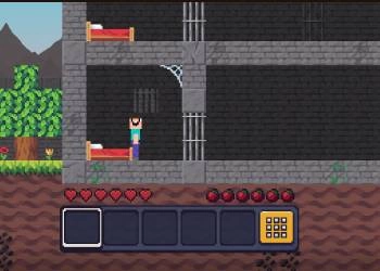 Noob Miner: Útěk Z Vězení snímek obrazovky hry