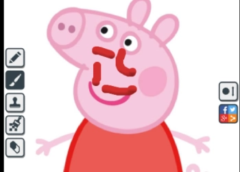 Peppa Pig Dibujo captura de pantalla del juego