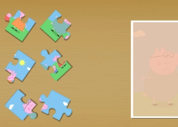 Świnka Peppa Puzzle 2 zrzut ekranu gry