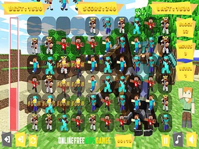 Pixel Craft Match 3 екранна снимка на играта