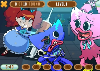 Poppy Playtime Estrelas Escondidas captura de tela do jogo