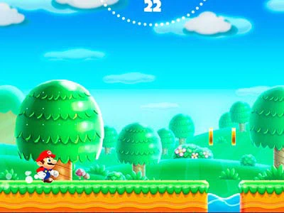 Super Mario Lauf Spiel-Screenshot