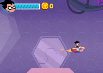 Teen Titan Go: L'attacco Dei Droni screenshot del gioco