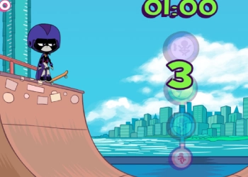 Teen Titans Go: Rock-N-Raven játék képernyőképe