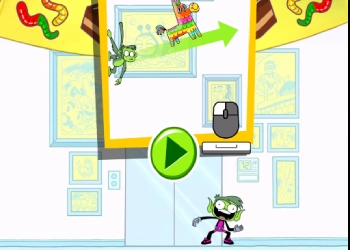 Jovens Titãs Em Ação: Smashy Pinata captura de tela do jogo