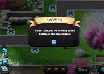 The Amazing World Of Gumball Snow Stoppers skærmbillede af spillet